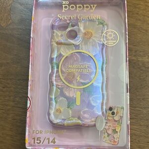 XO POPPY secret garden iPhone 15/14 case